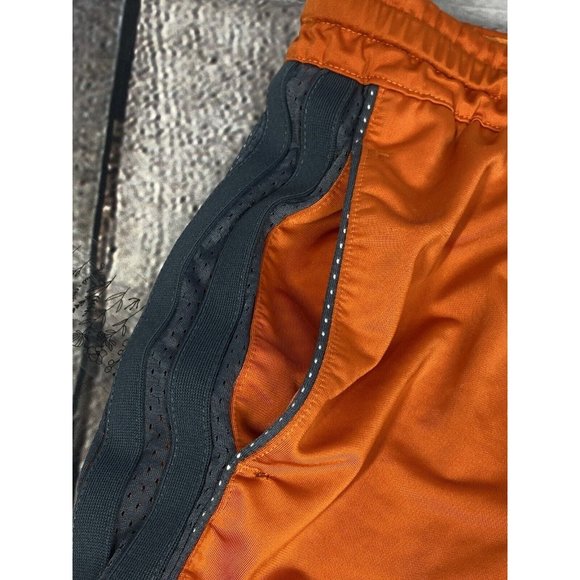 Vintage NIKE AIR Windbreaker Shorts Sz M Orange Embroidered Logo Y2k 920220 KL4 - Picture 12 of 14